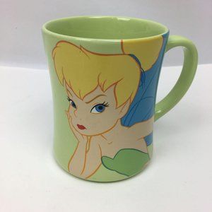 Disney Store Tinkerbell Mug 16 ounce Fairy Green